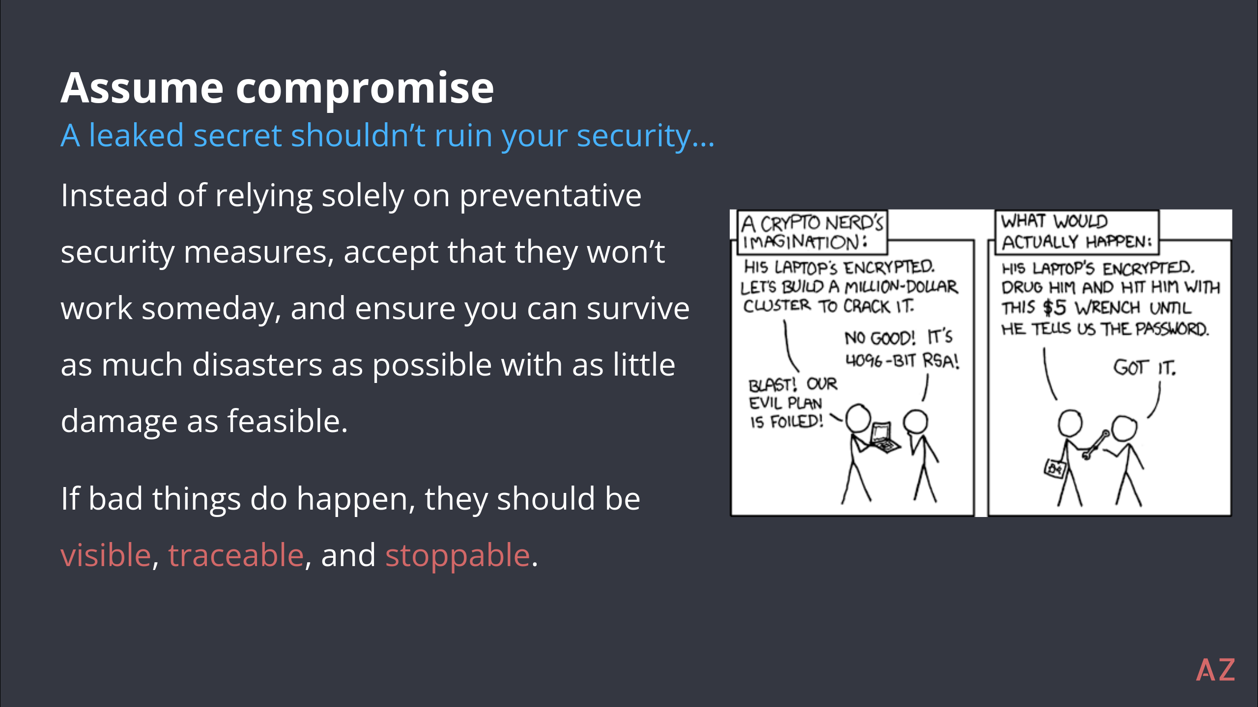 Assume compromise