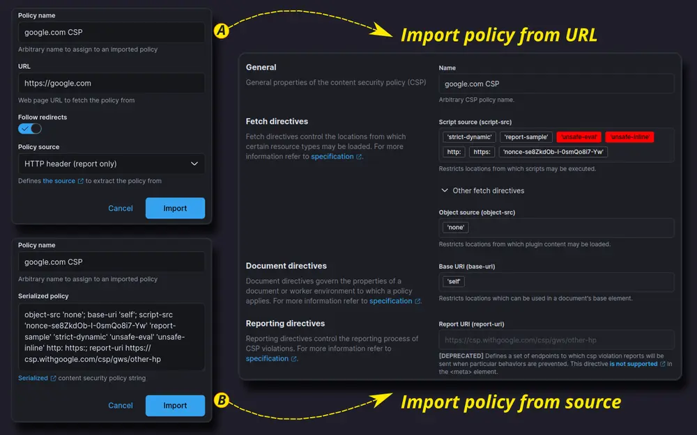 Secutils.dev screenshot